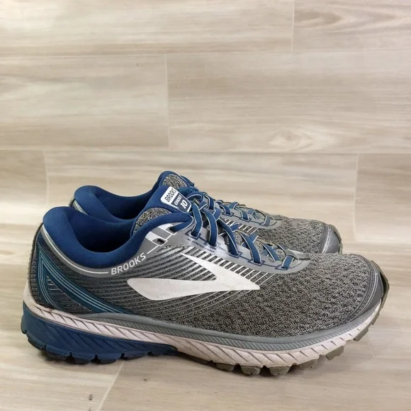 Brooks Men's Ghost 10 Running Shoes Sneakers Gray BlueSize 9.51102571D013